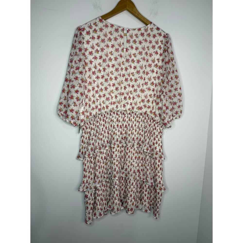 Arula floral print tiered mini dress with ruffled details Size B (XXL) - Picture 7 of 7